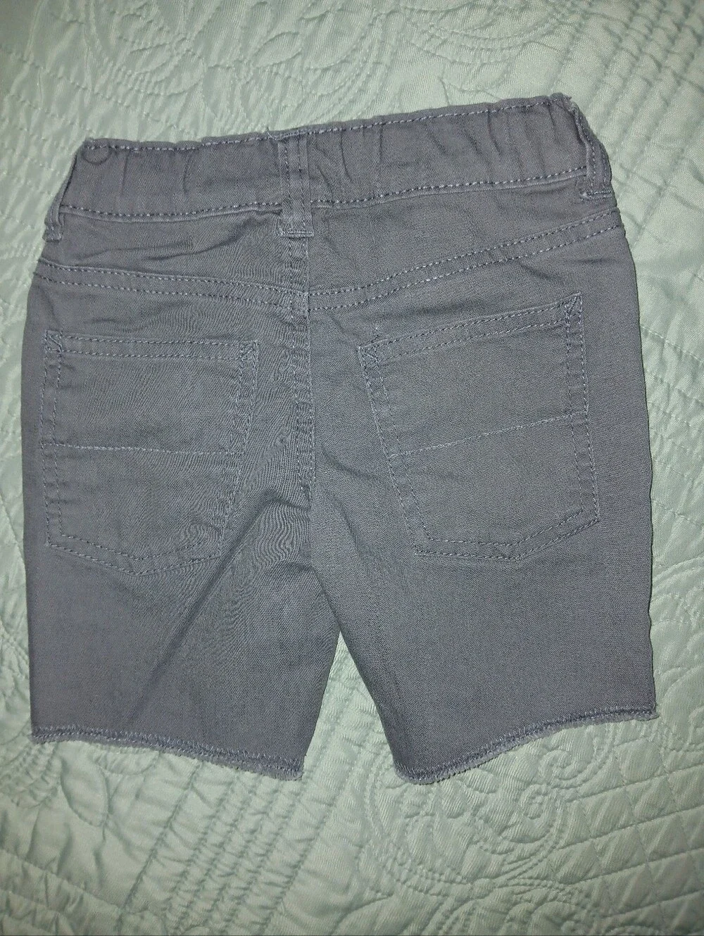 Carter's Kids Denim Shorts and Gray Stretch Shorts - 2-Pack 4T